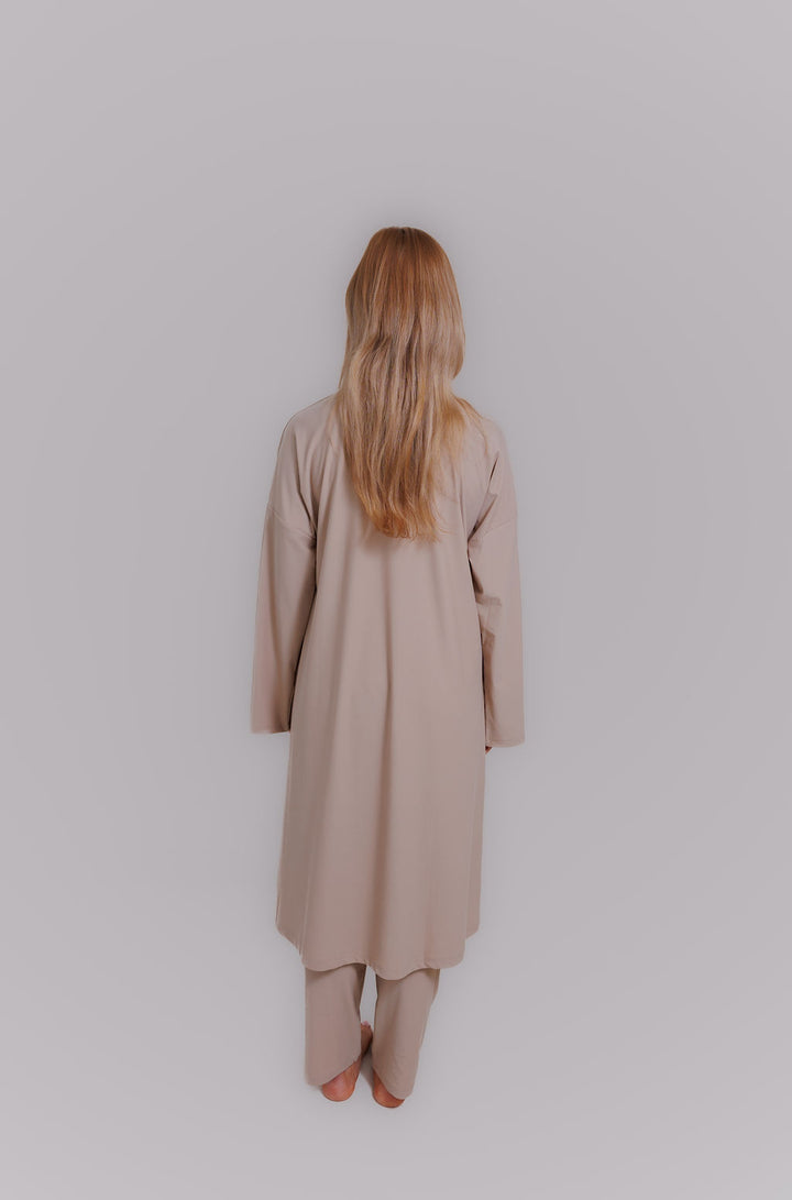 The zipper burkini LONG - Khaki