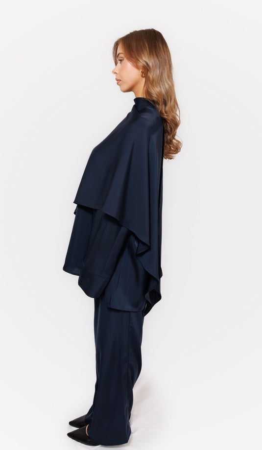 Translation missing: en.The satin twinset - Blue image 2