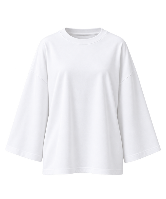 Translation missing: en.Oversized tee - White (pre-order)