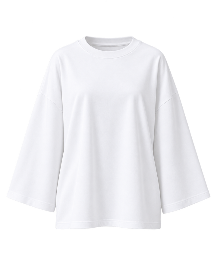 Translation missing: en.Oversized tee - White (pre-order)