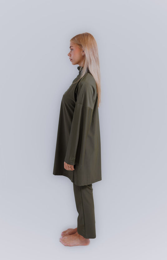Translation missing: en.The zipper burkini - Olive green