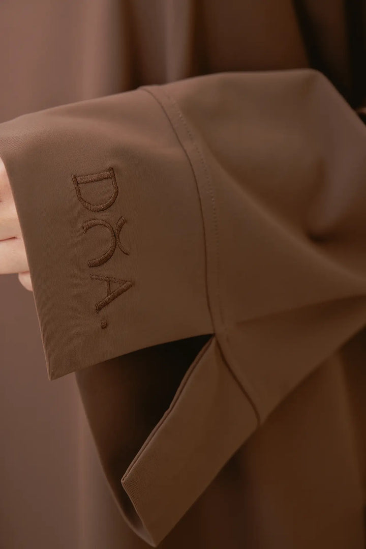 Essential Straight-Cut Burkini LONG - Taupe image 3