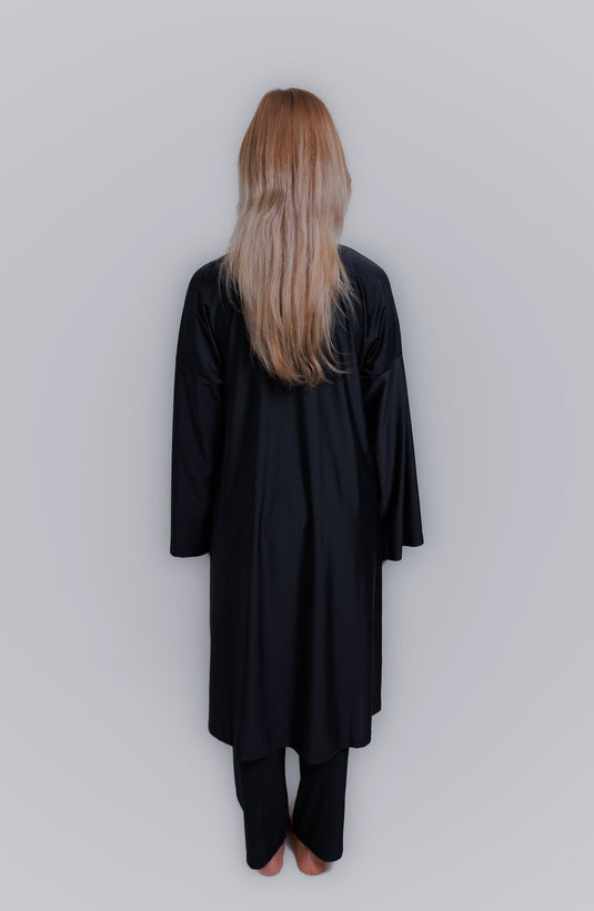 Translation missing: en.The zipper burkini LONG - Black