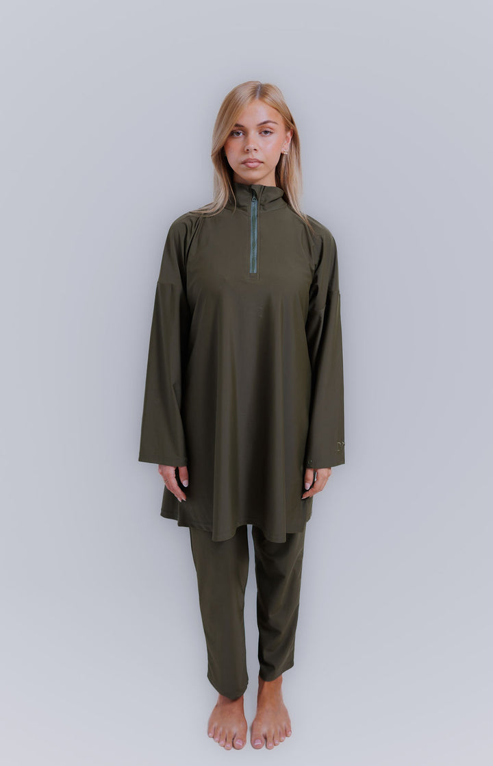 Translation missing: en.The zipper burkini - Olive green