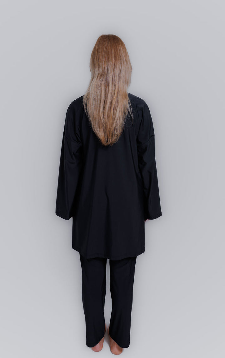 The zipper burkini - Black