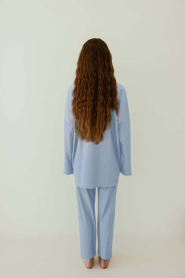 Essential Straight-Cut Burkini - Blue image 2