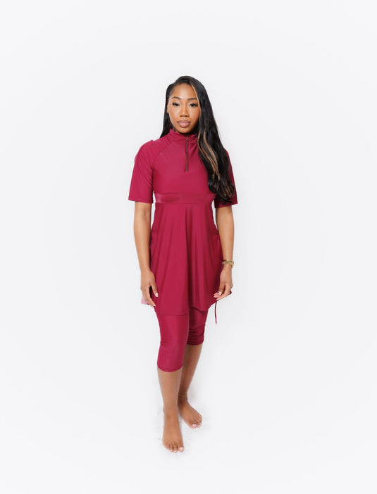 Translation missing: en.Riviera short - Burgundy image 0