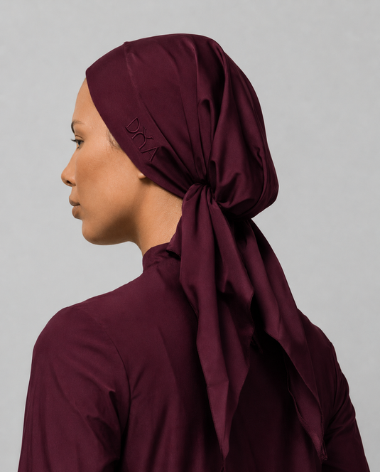 Translation missing: en.Tied up turban - Burgundy