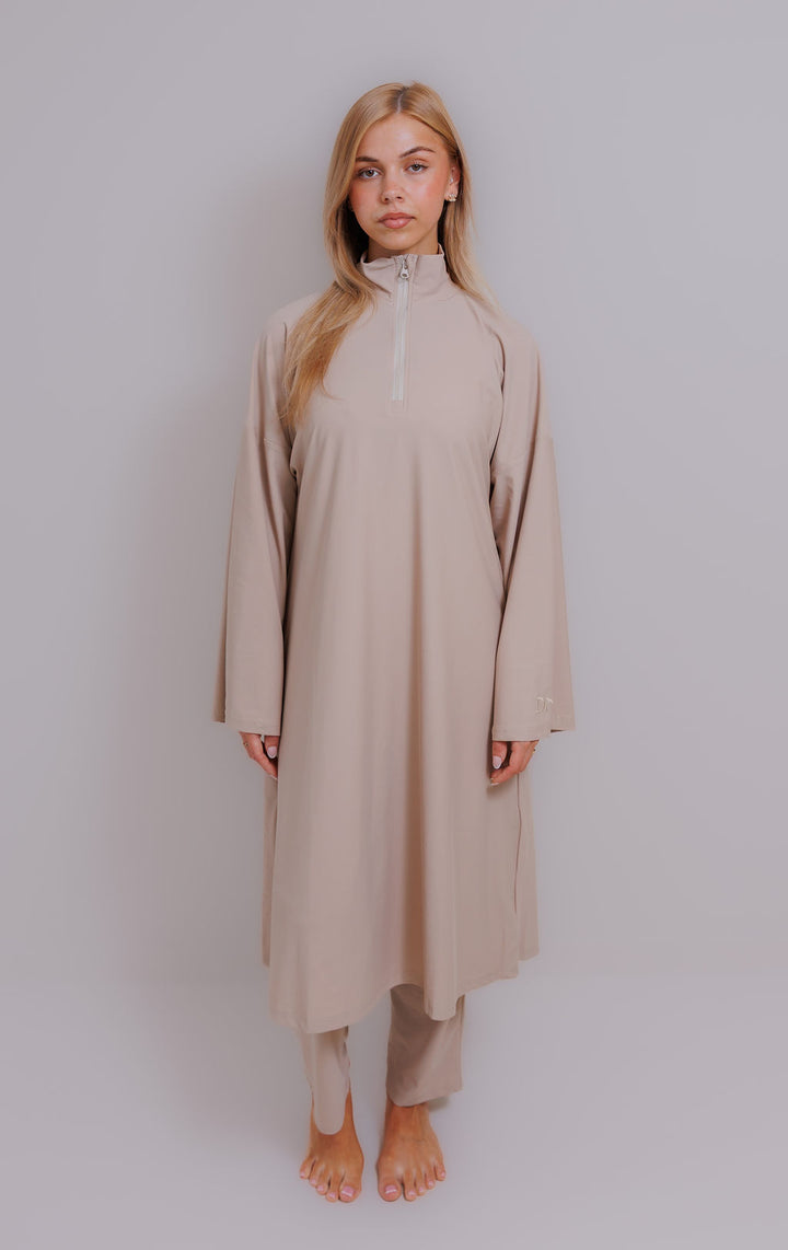 Translation missing: en.The zipper burkini LONG - Khaki
