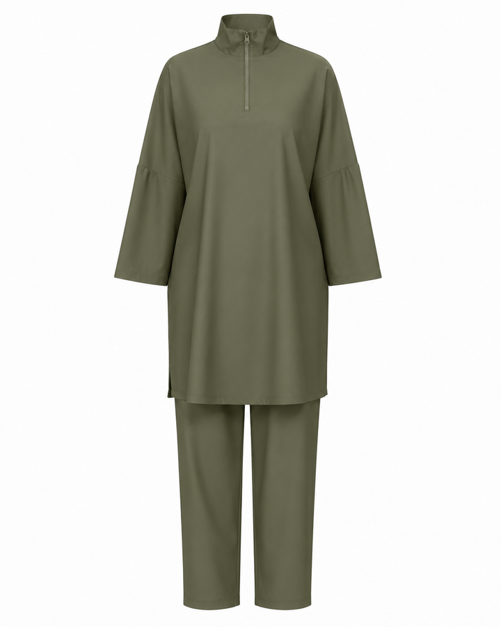 Translation missing: en.The zipper burkini - Olive green