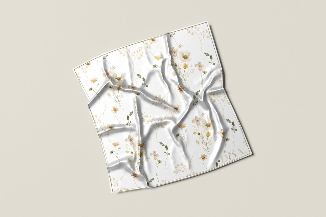 Silk scarf - Floral image 0