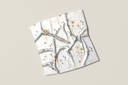 Translation missing: en.Silk scarf - Floral image 0