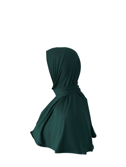 Translation missing: en.Bamboo Staple Scarf - Pine Green image 3
