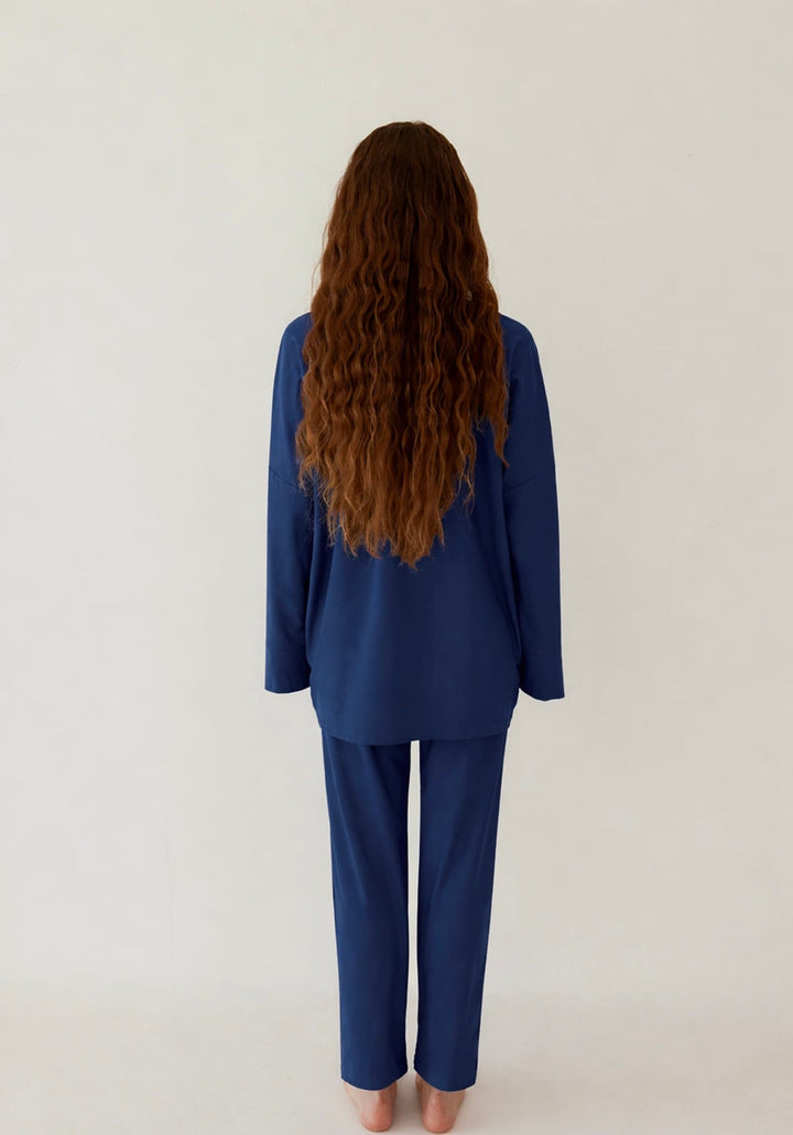Essential straight cut burkini - Navy blue image 2
