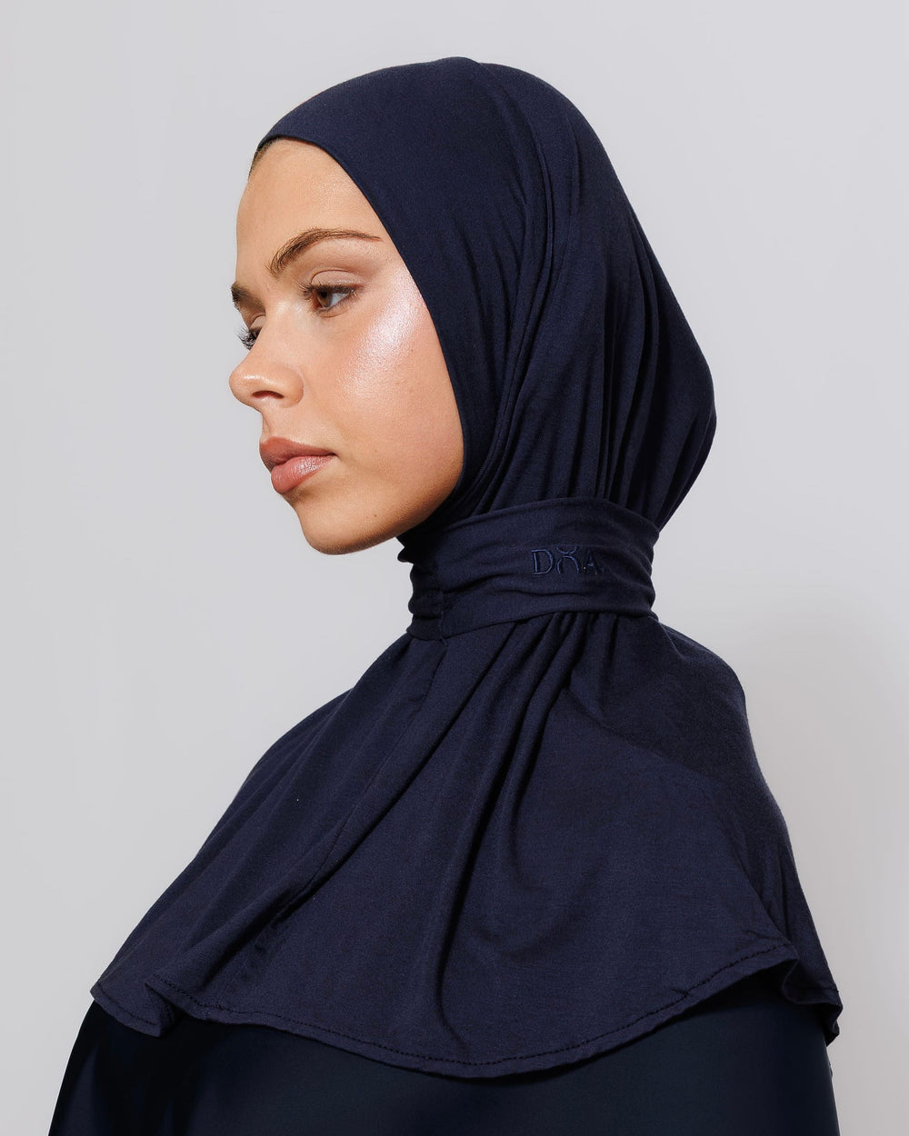Bamboo Staple Scarf - Navy blue image 0