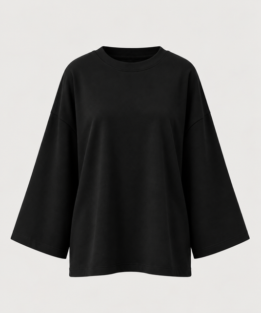 Translation missing: en.Oversized tee - Black (pre-order)