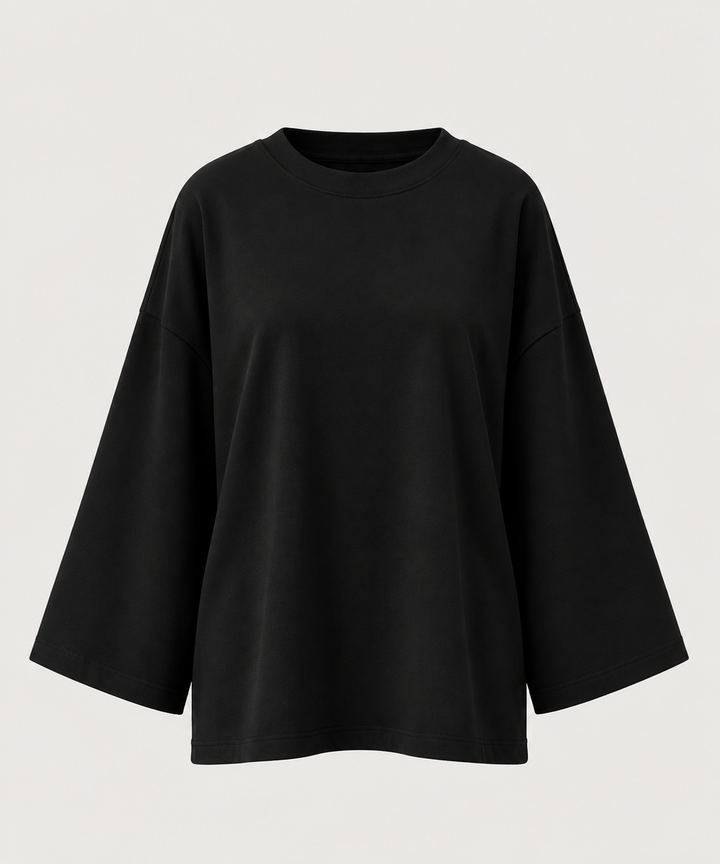 Translation missing: en.Oversized tee - Black (pre-order)