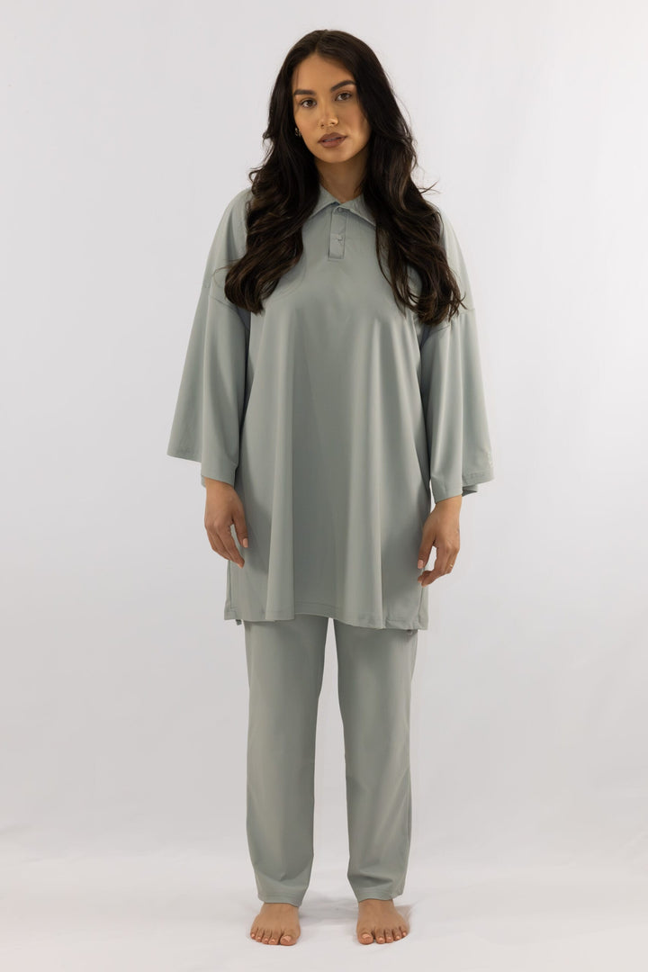 Translation missing: en.Polo burkini - Sage image 0