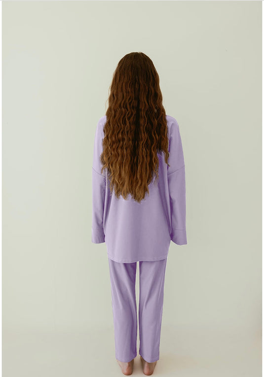 Translation missing: en.Essential Straight Cut Burkini - Lila image 2