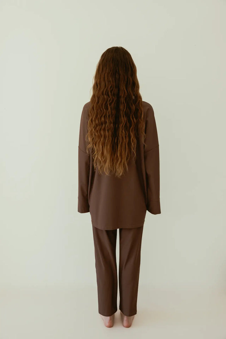 Essential Straight-Cut Burkini - Taupe image 2